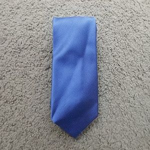 Jos. A. Bank 100% Silk Blue & White Check Neck Tie
